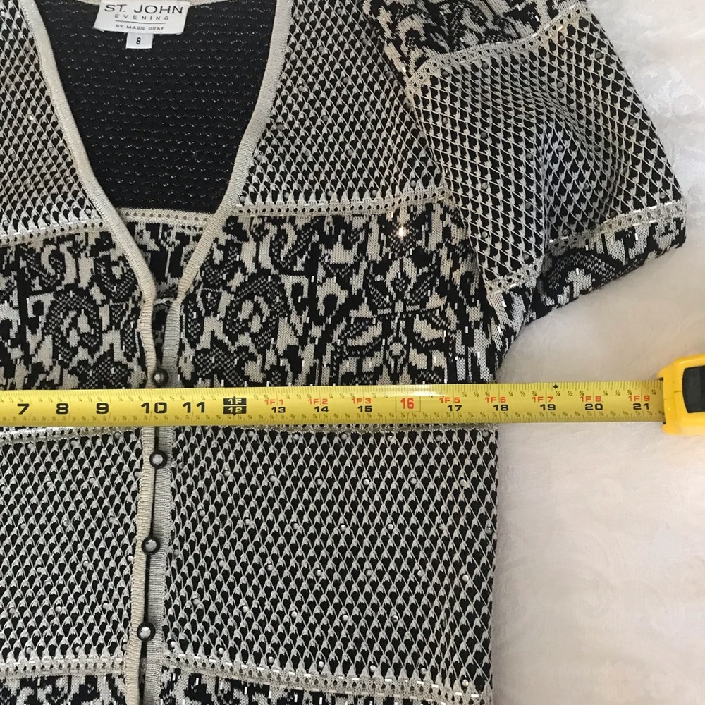 NWOT St John Cardigan Size 8 - Picture 4 of 9